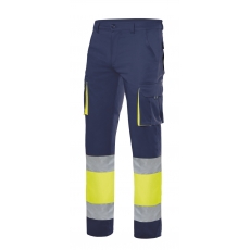 PANTALONI STRETCH BICOLORE AD ALTA VISIBILITA'